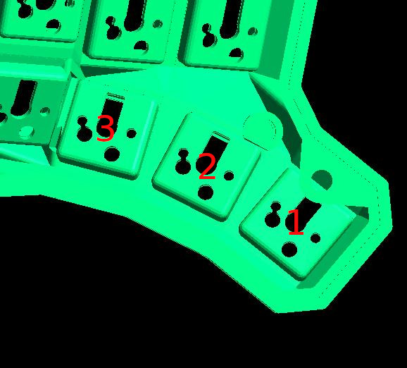 Single Arc Thumb Column Labels